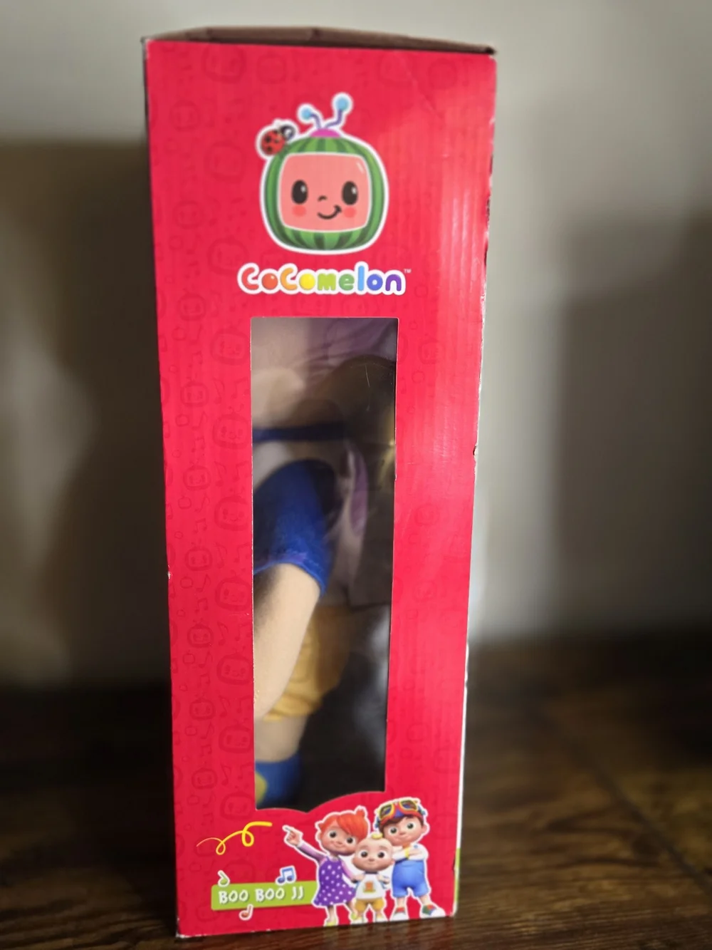 Boo Boo JJ Plush Interactive Toy - Blue, Yellow
